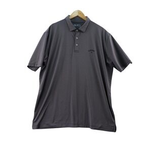 Callaway Mens‎ XL Golf Polo Shirt Striped Short Sleeve Performance Breathable
